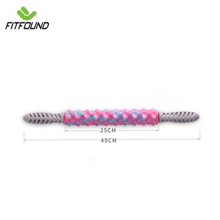 Thanh lăn gai massage mát xa giãn cơ dãn cơ trị liệu thư giãn cơ bắp tập gym yoga - Muscle Roller Stick FITFOUND