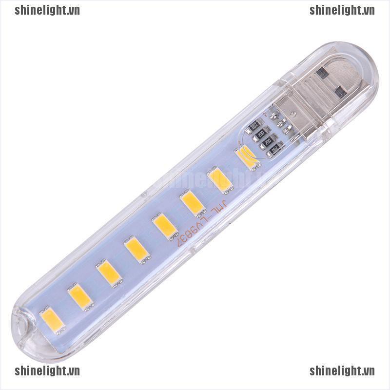 Đèn Ngủ led Mini 5V 8 Cổng USB Chất Lượng Cao