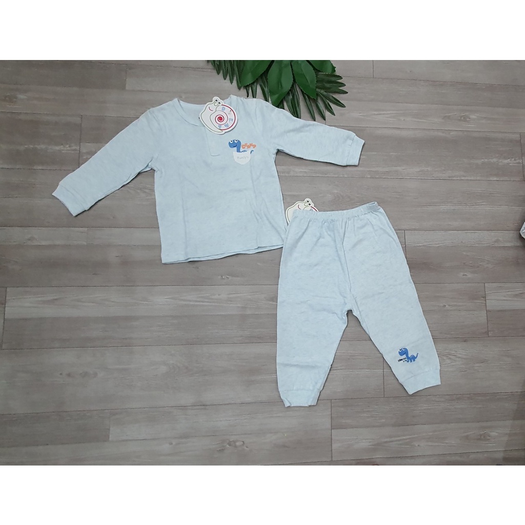 Dokma _Bộ cài vai dài tay mỏng bé trai/bé gái