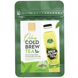 Trà ô long ủ lạnh túi tam giác Phúc Long 2g * 12 gói - cold brew tea