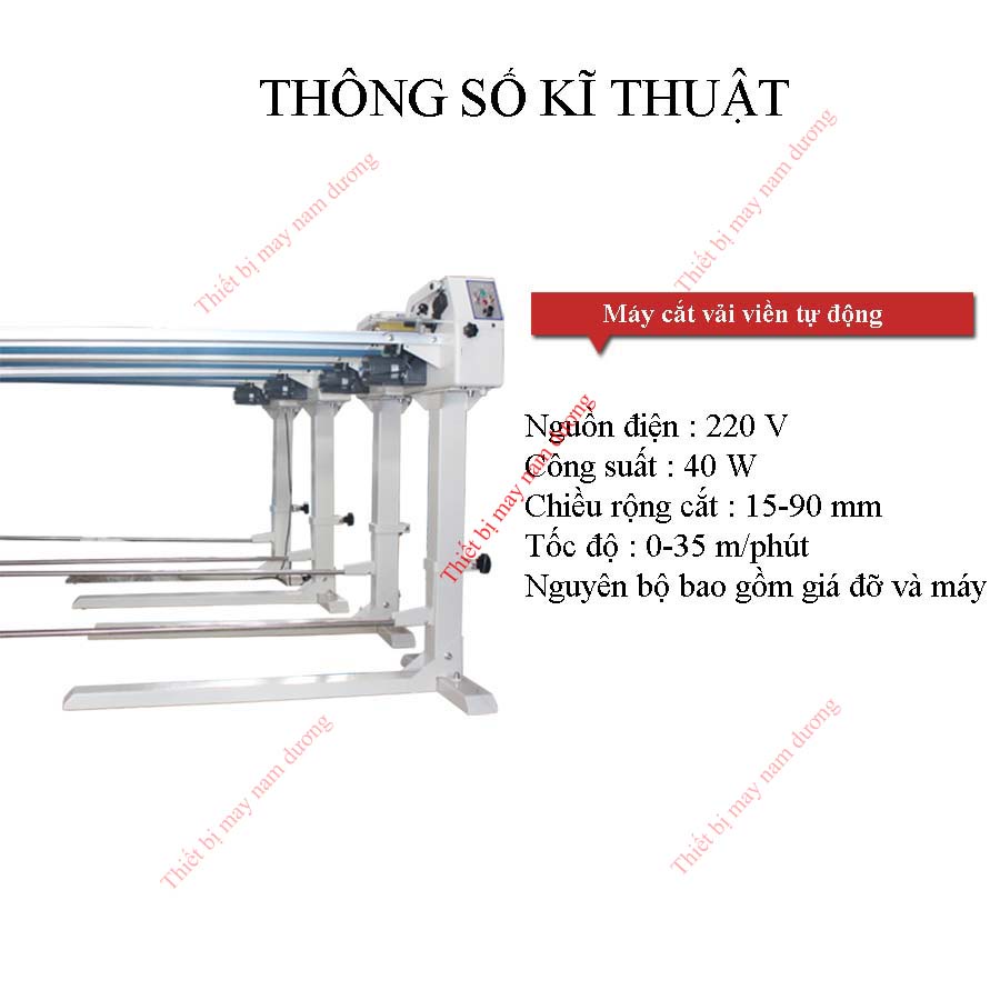 Máy cắt dây viền tự động &gt; cắt viền bằng