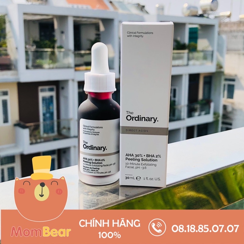 [Bản Canada] Tẩy Da Chết The Ordinary AHA 30% + BHA 2% peeling 30ml