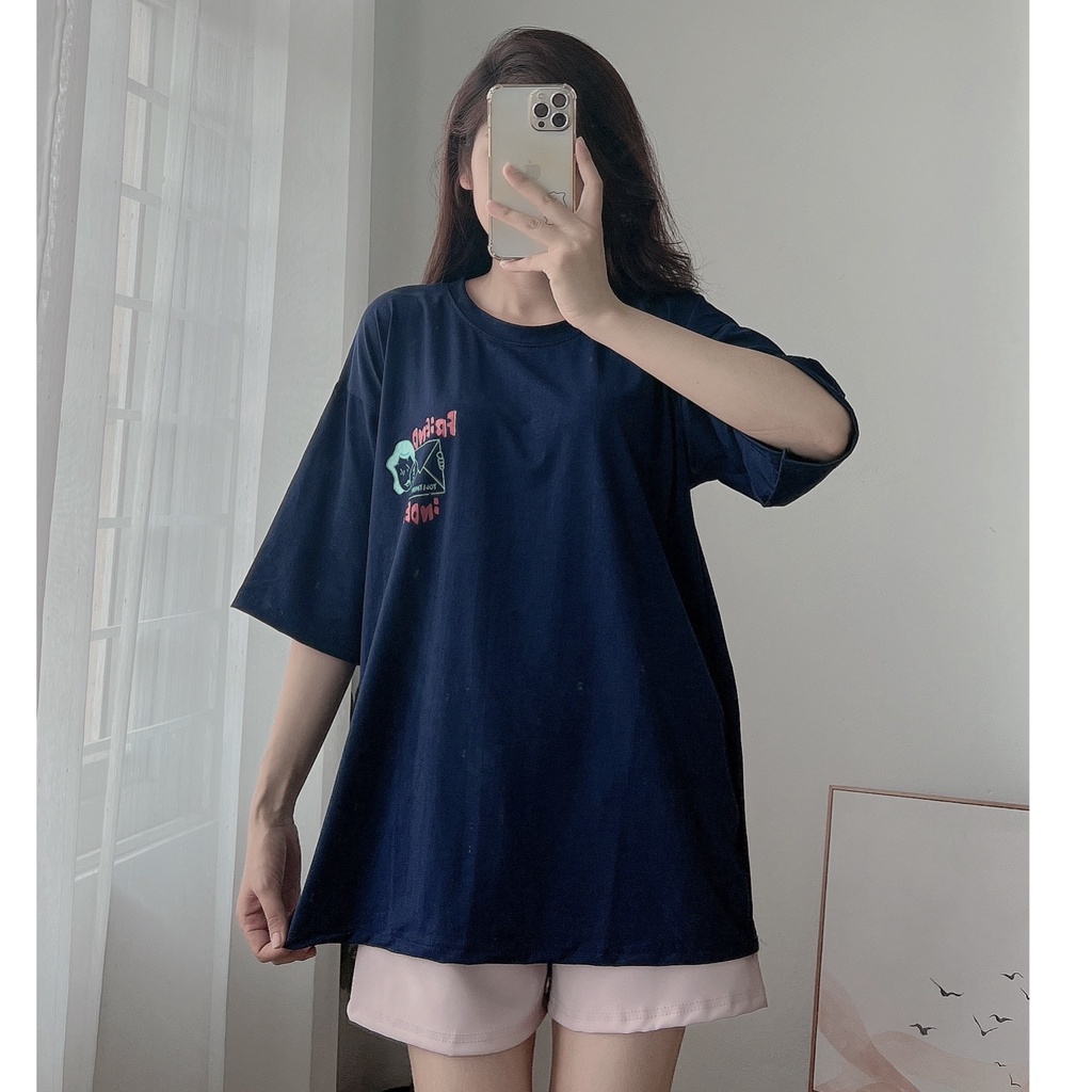 Set Thun Friend Indeed PEONYB Nữ [FREESHIP]  Bộ đồ áo phông form rộng kèm short suông hàn quốc đẹp Ulzzang
