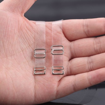 Một đôi dây Áo Lót Trong Suốt Quai Kim Loại