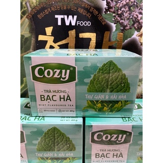 Trà Cozy Bạc Hà túi lọc(MẪU MƠI)