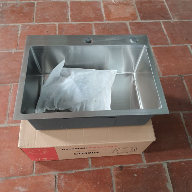 Chậu rửa bát đơn Su304 kích thước 60x45