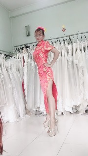Sườn xám eo 70