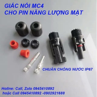 Giắc nối pin mặt trời MC4