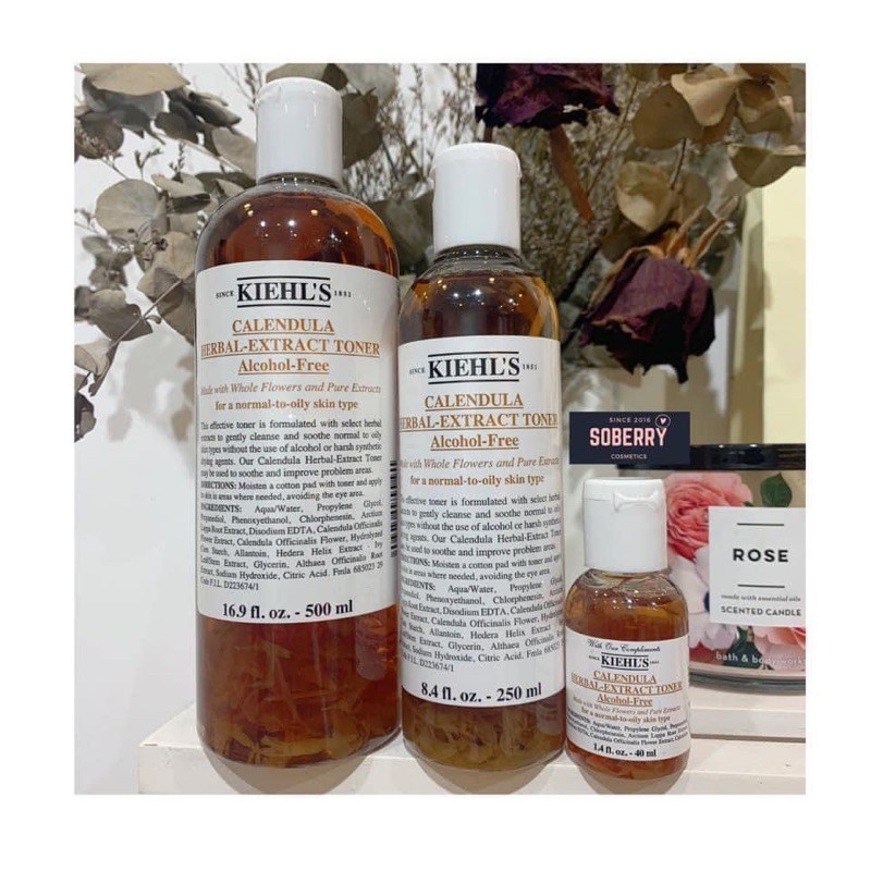 Toner hoa cúc Kiehl's Calendula Herbal Extract alcohol free toner mini 40ml | BigBuy360 - bigbuy360.vn