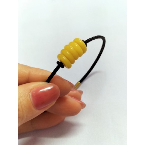 Vòng tay đồng điếu ngũ phúc màu vàng cho mệnh thổ kim may mắn