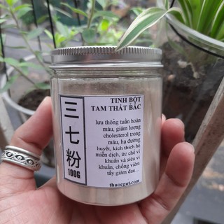 Tam thất tán mịn 100g- Tinh bột Tam Thất Bắc nhà làm (có clip) đảm bảo vệ sinh an toàn