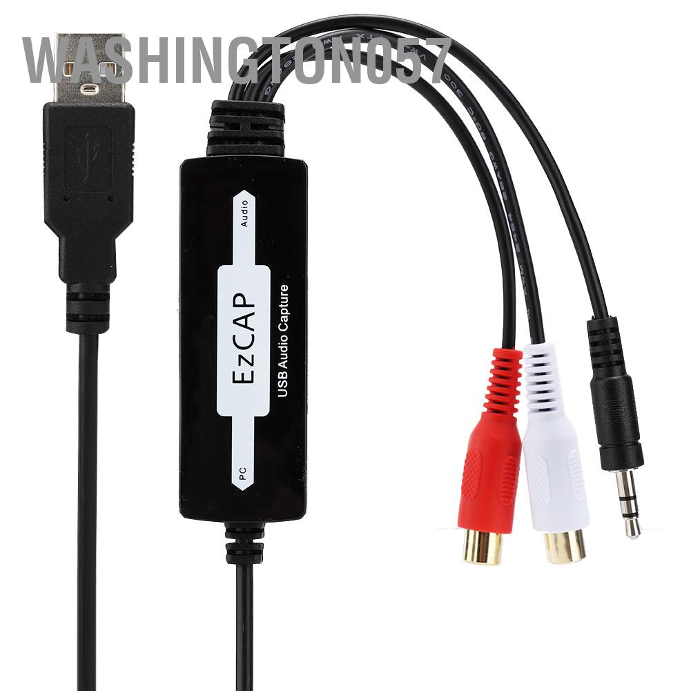 Washington057 USB Audio Capture Card High Quality Stereo Acquisition With 3.5mm Interface