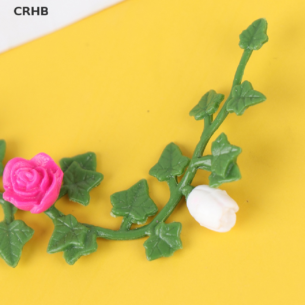 Crh Mô Hình Cây Hoa Trang Trí Nhà Búp Bê Tỉ Lệ 1: 12 Mới