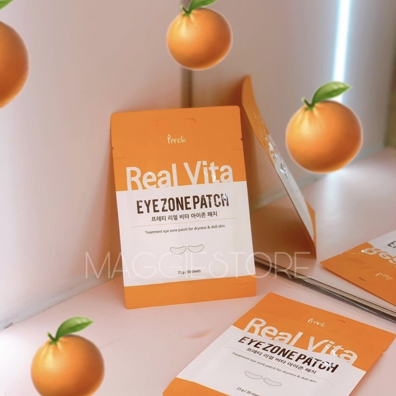 Mặt nạ mắt Prreti: Real Vita Eye Zone Patch