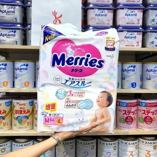 Tã/Bỉm Merries❣️FREESHIP❣️[CỘNG MIẾNG] BỈM MERRIES quần/dán NỘI ĐỊA NHẬT NB96/S88/M68-64/L58-50/XL44/XXL26