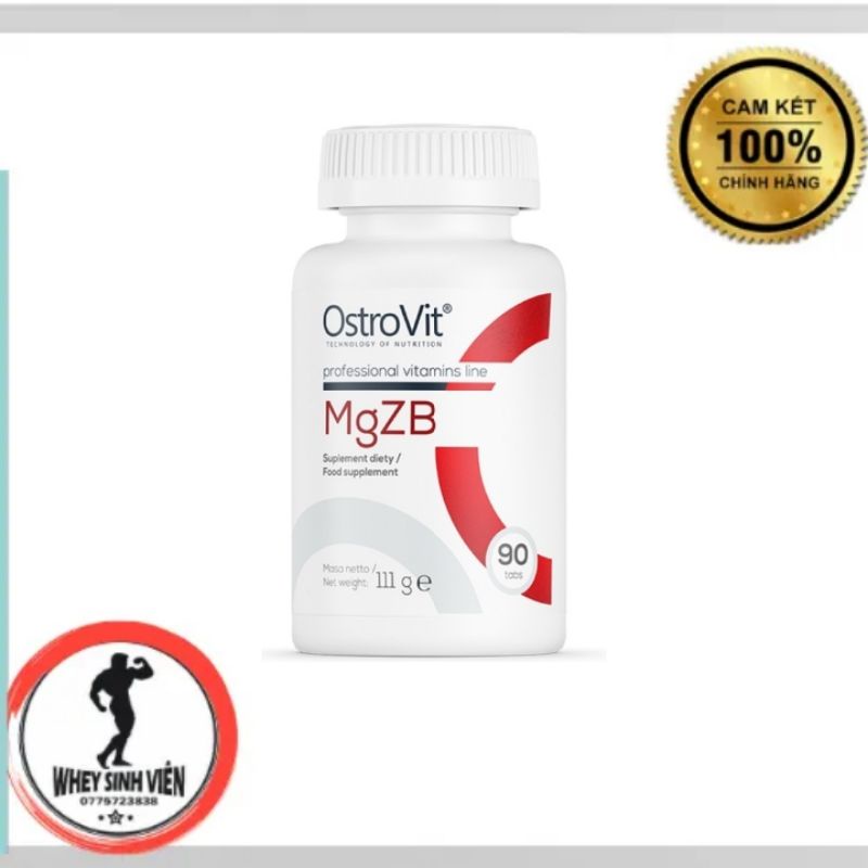 Thực Phẩm Bổ Sung Tăng Test Ostrovit Mg ZB 90 - 120 Viên (ZMA) TẠI WHEYSINHVIEN.COM
