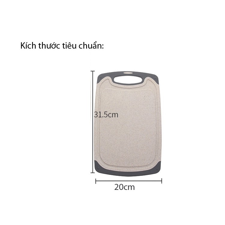 Thớt lúa mạch Chopping Block Nhật Bản 20x31cm