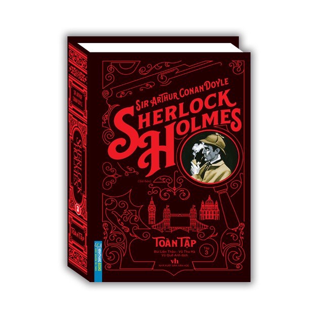 Sách - Trọn bộ Sherlock Holmes 3 Tập ( Bìa Cứng )