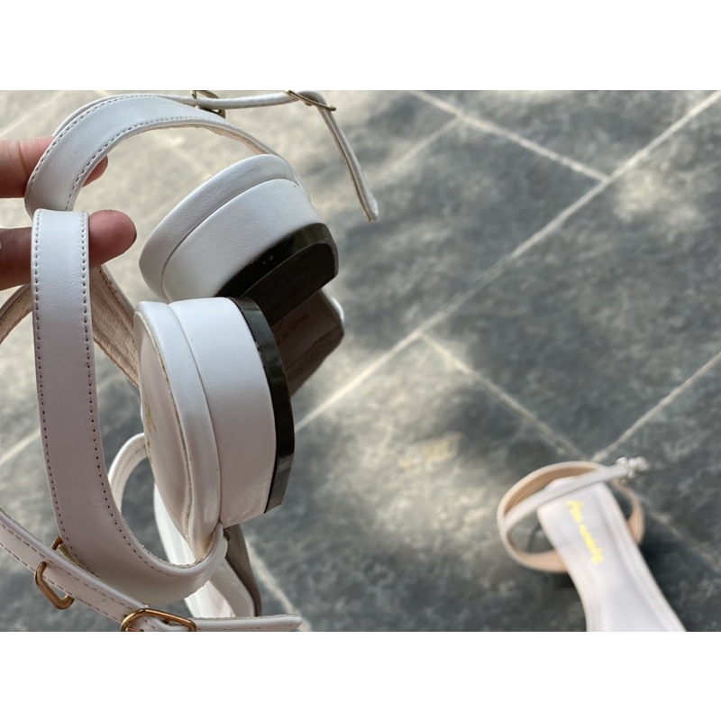 Sandal nữ/dép nữ bản ngang da mềm êm chân đế 3cm mã 112