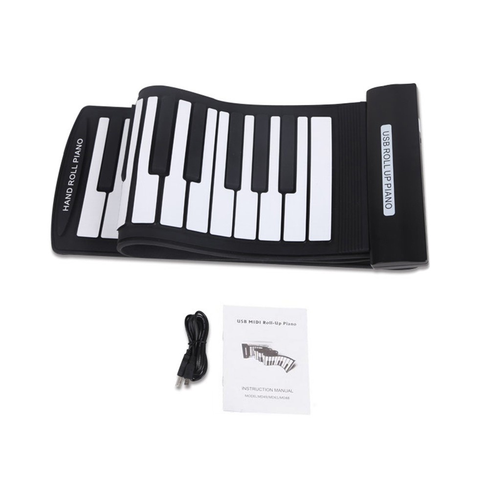 Đàn piano điện MIDI USB 61 phím dạng cuộn linh hoạt