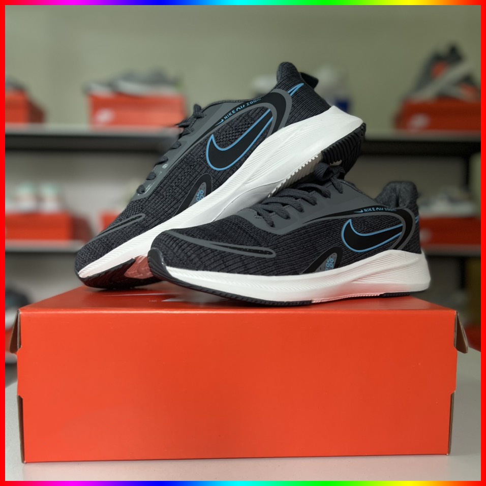 Giày thể thao nam sneaker, màu xám đen, giày nhẹ nhàng êm ái, thích hợp đi dạo , đi chơi , dự sự kiện, gym.