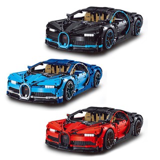 DECOOL 3388 - MÔ HÌNH LẮP RÁP - 20086 - LEGO TECHNIC 90056 SIÊU XE BUGATTI CHIRON LIMITED PHIÊN BẢN ĐỎ VÀ ĐEN
