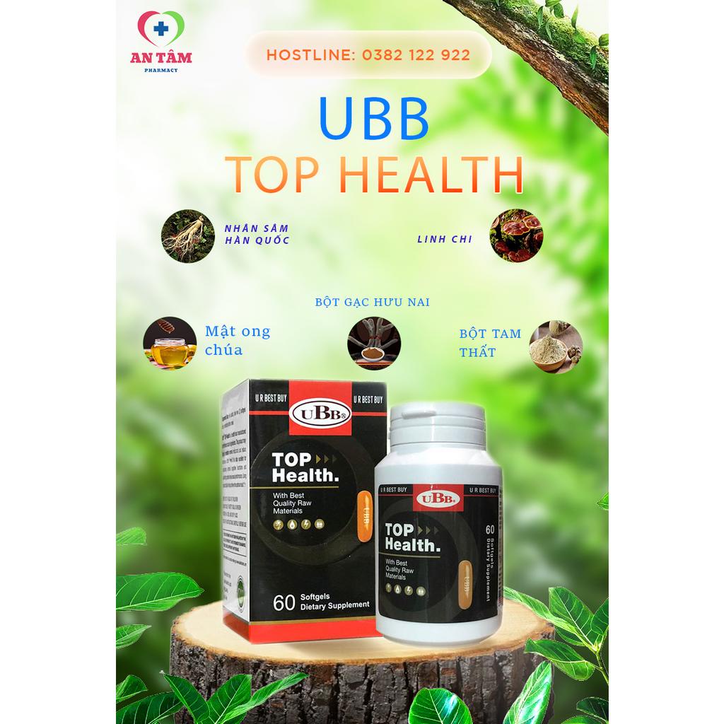 Top Health UBB, hỗ trợ nâng cao sức khỏe và giúp làm giảm tình trạng mệt mỏi