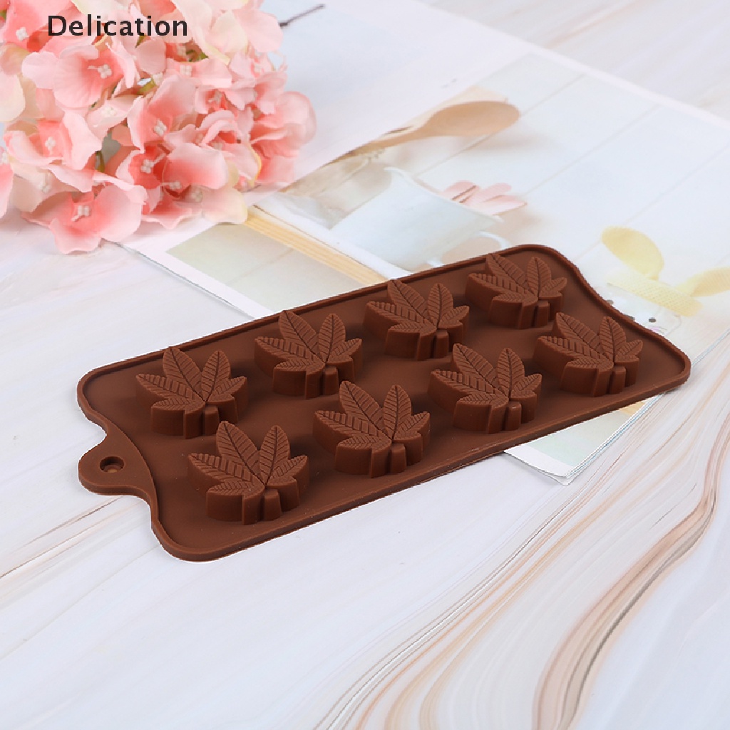 Khuôn Silicone Làm Bánh / Kẹo / Sô Cô La Hình Thanh Lá Phong