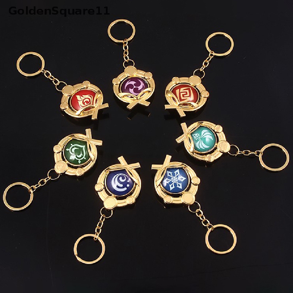 Móc Khóa Phát Sáng Tầm Nhìn Ban Đêm Lnzuma Ganyu Keqing Xiao Goldsquare11