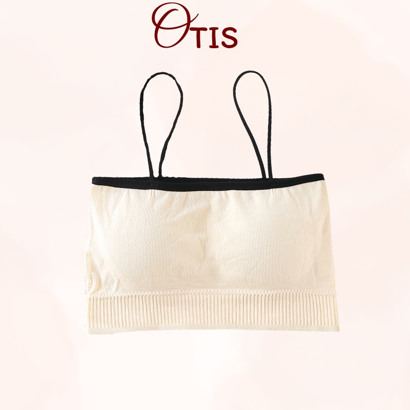Áo Ngực Gân Tâm Nữ Đệm Su 2 Dây Cotton Cao Cấp Siêu Co Giãn OTIS - 1537