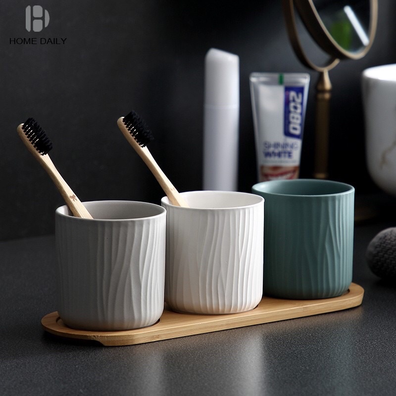 Khay gỗ tre cao cấp đựng bánh ngọt, trang sức, đồ dùng nhà tắm, chậu cây, decor trang trí nhà cửa siêu xinh