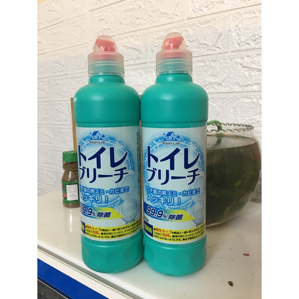 Nước tẩy rửa bồn cầu toilet, nhà vệ sinh 500ml diệt khuẩn 99,9% của Nhật bản.