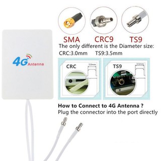 Ăng ten 28 dBi - TS9 SMA CR9 thu sóng 3G 4G LTE kèm dây cáp 3M