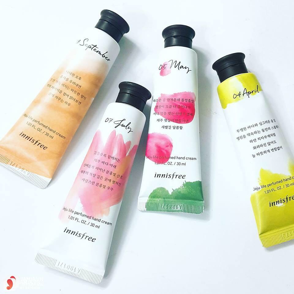 Kem dưỡng da tay Innisfree Jeju Life Perfumed Hand Cream 30ml | BigBuy360 - bigbuy360.vn