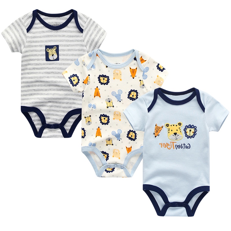Bộ 3 mảnh bộ body cho bé bông đồ sơ sinh bé trai đồ bé gái sơ sinh quần áo trẻ em sơ sinh 0 12 tháng