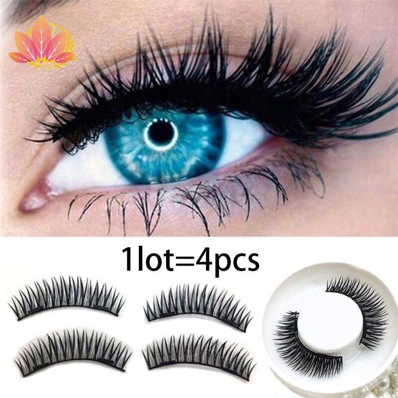[Hàng mới về] Set 4 lông mi giả 3D từ tính trang điểm tiện lợi