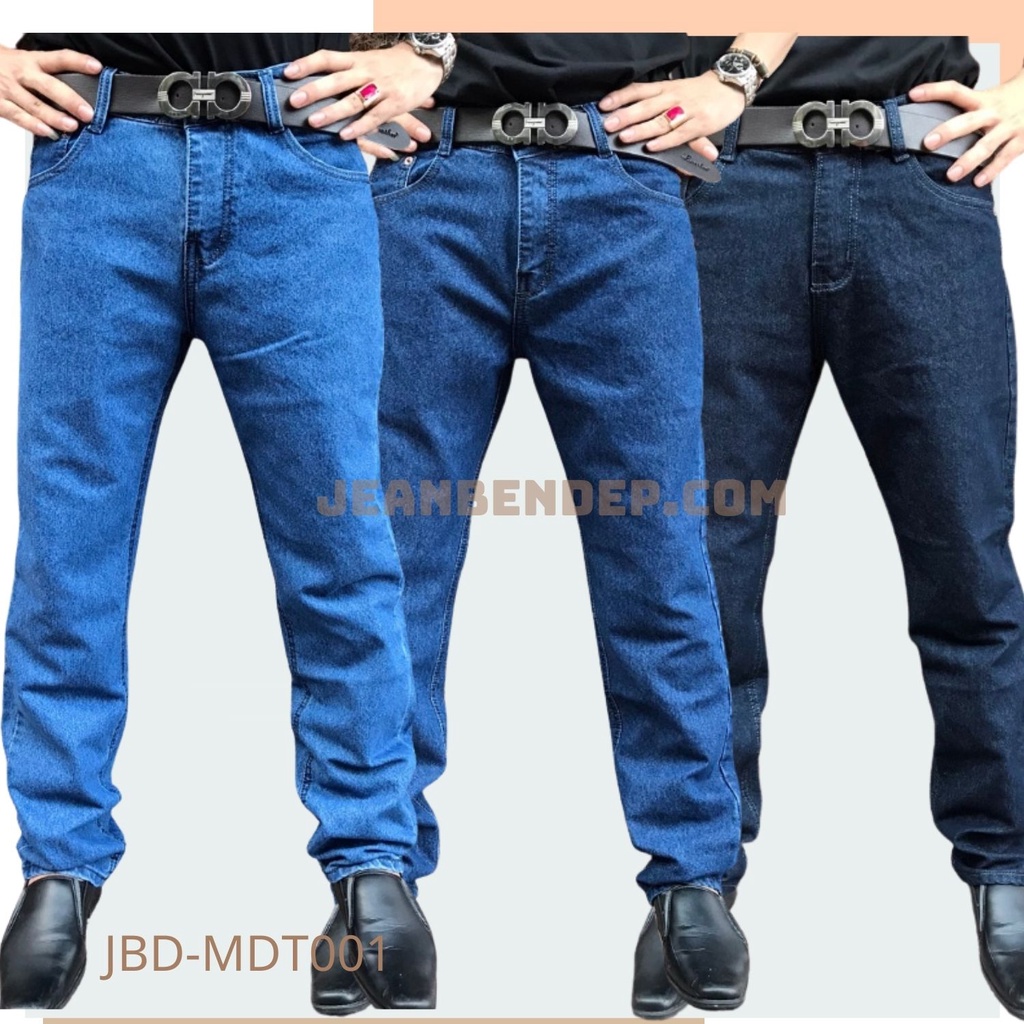 QUẦN JEAN NAM ỐNG SUÔNG CO GIÃN, QUẦN BÒ ỐNG ĐỨNG CAO CẤP CÓ 3 MÀU