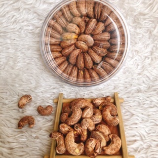 500GRAM HẠT ĐIỀU RANG MUỐI (380-410hạt/kg) XẾP HỘP