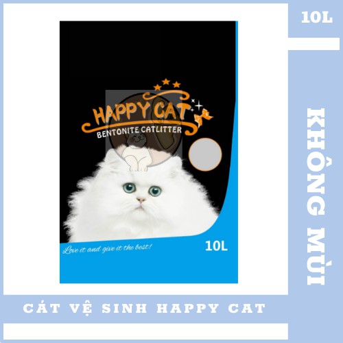 ( FREESHIP ) Cát Vệ Sinh Happy Cat Cho Mèo 10L Không Mùi