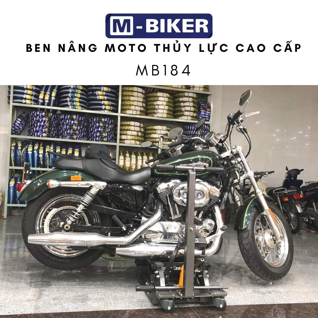 Ben nâng xe moto thủy lực di chuyển cho xe Harley davidson, Triumph, Cruiser, classic, Mbiker MB184
