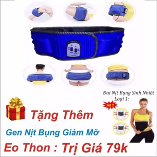 Máy massage đang tan mỡ bụng giảm mỡ + tặng đai sinh nhiệt