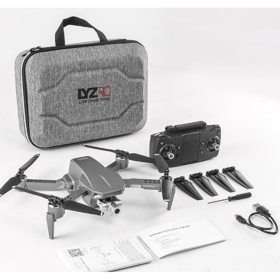 Flycam Giá Rẻ LYZRC L106 Pro 2021 - Máy Bay Camera FPV Drone 4K - Wifi 5G - GPS -Gimbal 2 Trục - Động Cơ Không Chổi Than