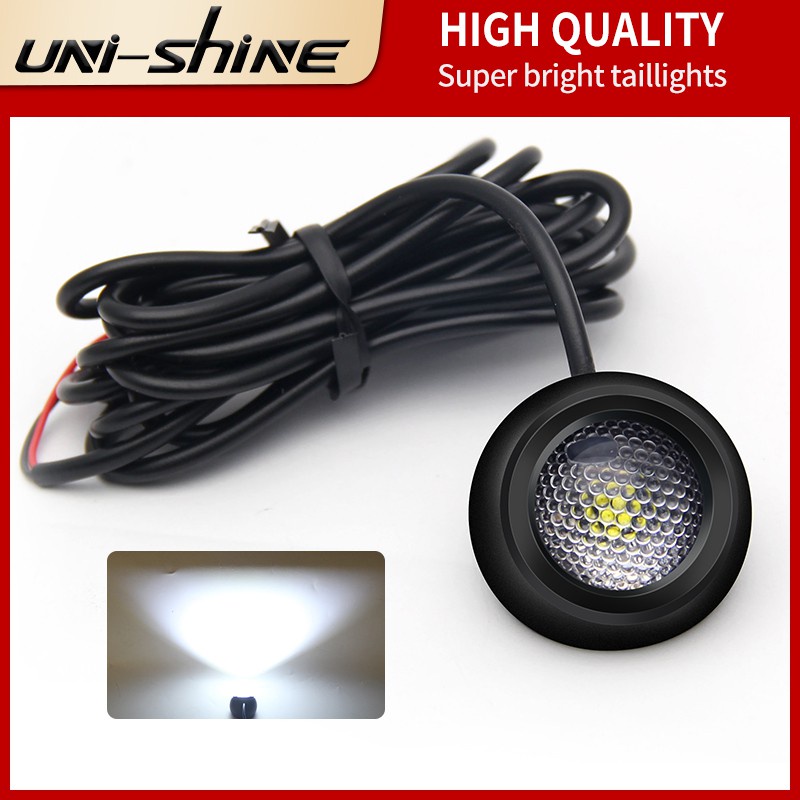 UNI-SHINE LED bổ sung ánh sáng đảo ngược cho ô tô Đèn dự phòng LED phụ trợ đèn làm việc 12V Đèn sương mù Chùm tia LED Đèn lùi 1156