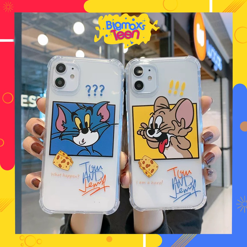 ỐP LƯNG PHONE TOM AND JERRY CHO 6/6plus/6s/6s plus/6/7/7plus/8/8plus/x/xsmax/11/11 pro max