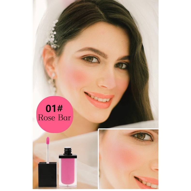 Bộ 3 Liquid Blush Rebranding Makeup No logo mỹ phẩm trang điểm 10ml * 3 cái -ZR001