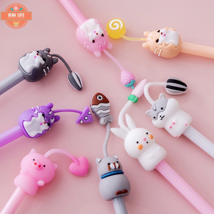 bút bi cute hoạt hình 🦄LÚC LẮC🦄 dễ thương - nhiều hình đẹp, viết thích