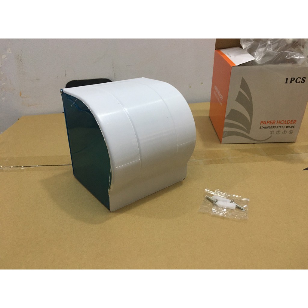 Hộp đựng giấy nhà vệ sinh tiện lợi,khăn giấy,gắn trên tương,không bị han gỉ và bền theo thời gian