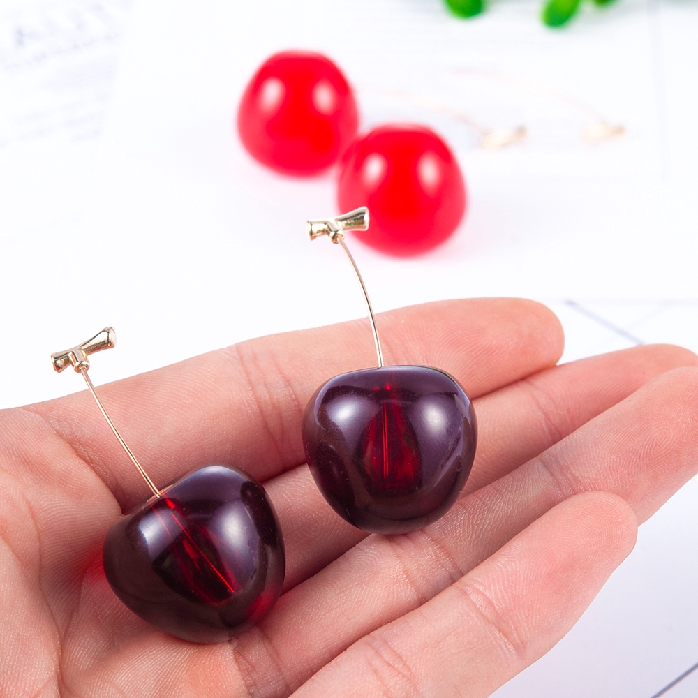 Bông tai hình trái cây dễ thương đáng yêu dành cho nữ