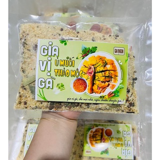 Gia vị gà ủ muối thảo mộc chuẩn vị dùng cho 3 con gà / tặng lọ muối chẩm chéo
