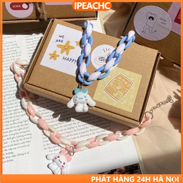 Vòng tay cặp đôi hoạt hình thiết kế hình cún Cinnamoroll dễ thương dành phong cách nhật bản cho học sinh